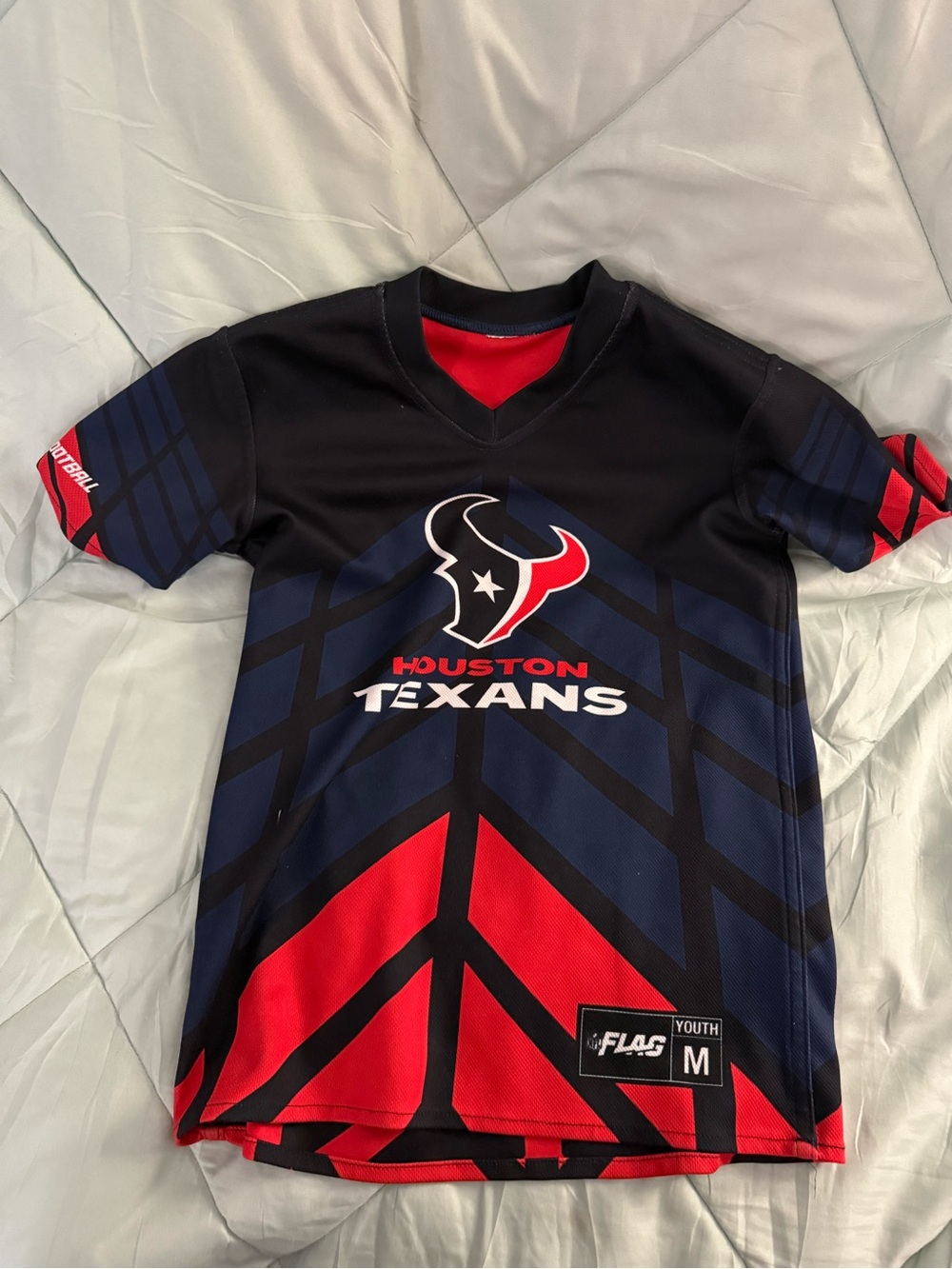 Youth Red & Navy Jersey Top